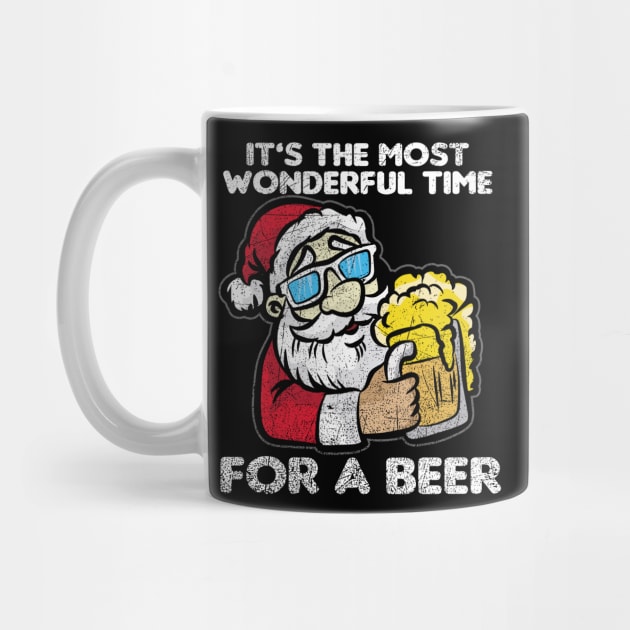 Christmas-It's The Most Wonderful Time For A Beer by AlphaDistributors